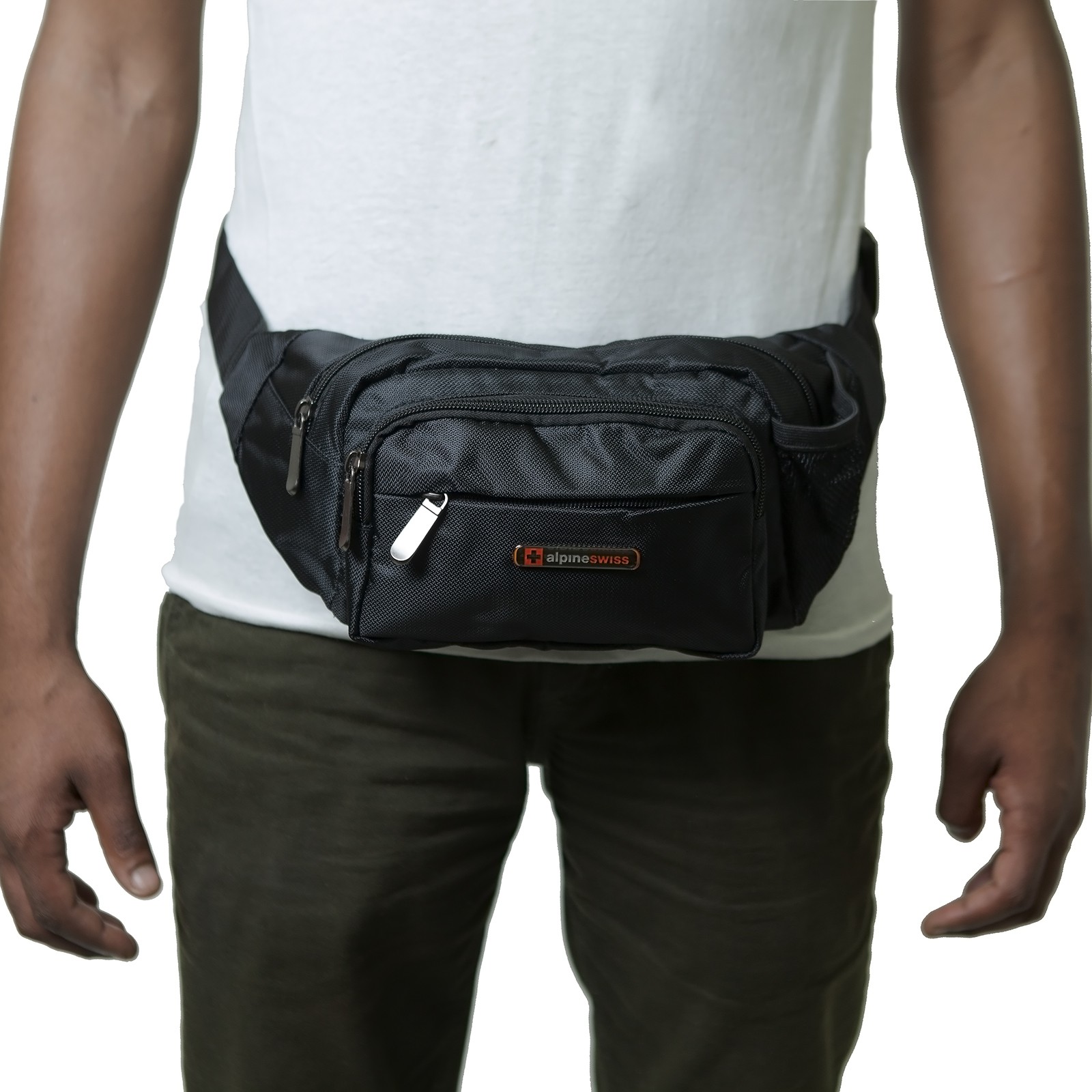 Alpine Swiss Fanny Pack Secure Travel Case Adjustable Belt Sport Pouch Waist Bag eBay